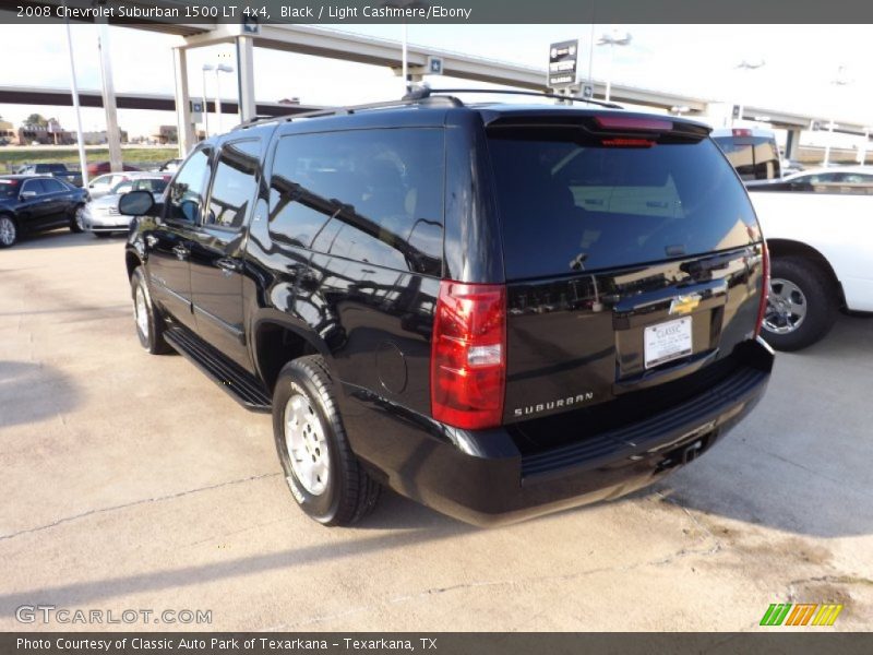 Black / Light Cashmere/Ebony 2008 Chevrolet Suburban 1500 LT 4x4