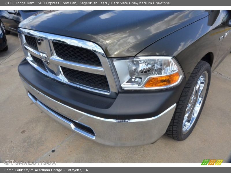 Sagebrush Pearl / Dark Slate Gray/Medium Graystone 2012 Dodge Ram 1500 Express Crew Cab