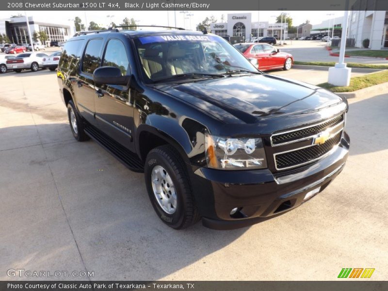 Black / Light Cashmere/Ebony 2008 Chevrolet Suburban 1500 LT 4x4
