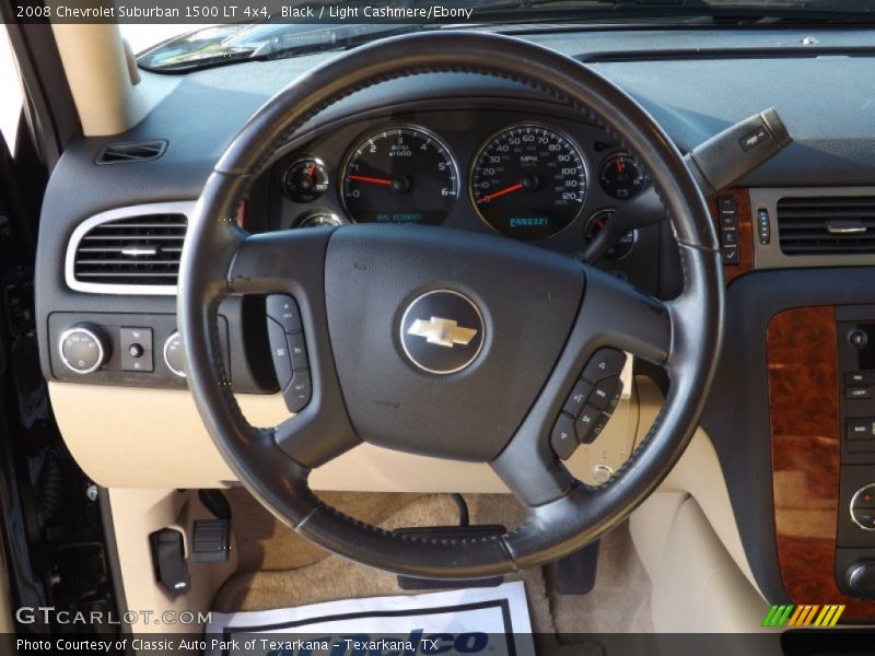 Black / Light Cashmere/Ebony 2008 Chevrolet Suburban 1500 LT 4x4