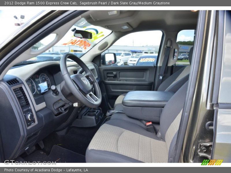Sagebrush Pearl / Dark Slate Gray/Medium Graystone 2012 Dodge Ram 1500 Express Crew Cab