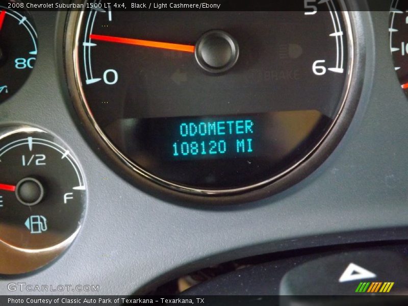Black / Light Cashmere/Ebony 2008 Chevrolet Suburban 1500 LT 4x4