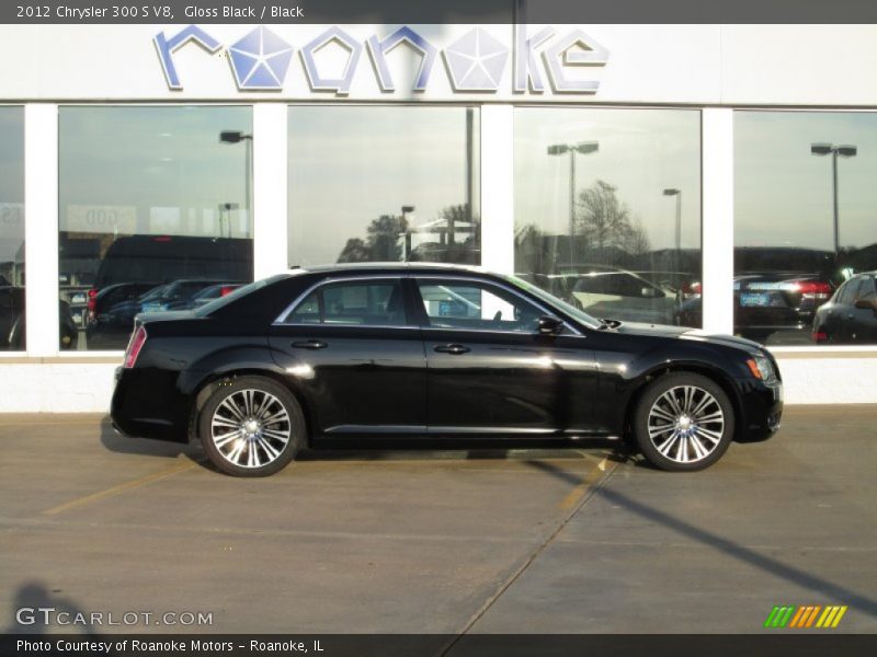 Gloss Black / Black 2012 Chrysler 300 S V8