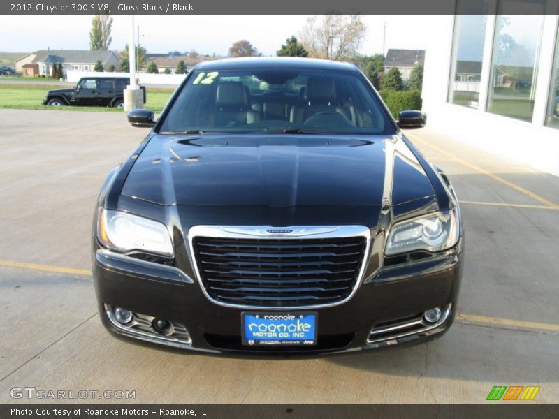 Gloss Black / Black 2012 Chrysler 300 S V8