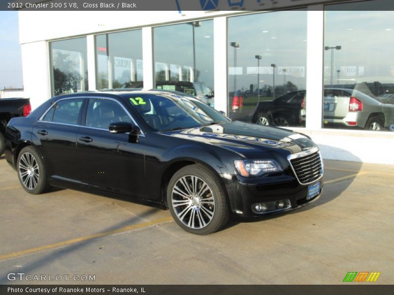 Gloss Black / Black 2012 Chrysler 300 S V8