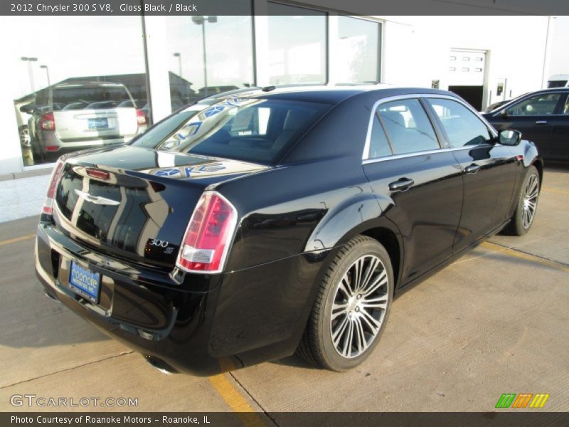Gloss Black / Black 2012 Chrysler 300 S V8