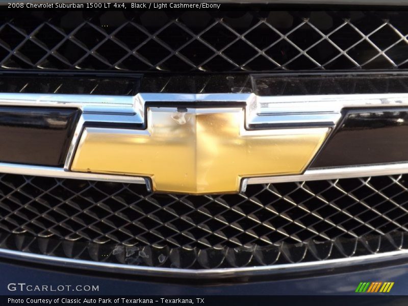 Black / Light Cashmere/Ebony 2008 Chevrolet Suburban 1500 LT 4x4