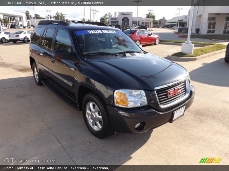 Carbon Metallic / Medium Pewter 2003 GMC Envoy XL SLT