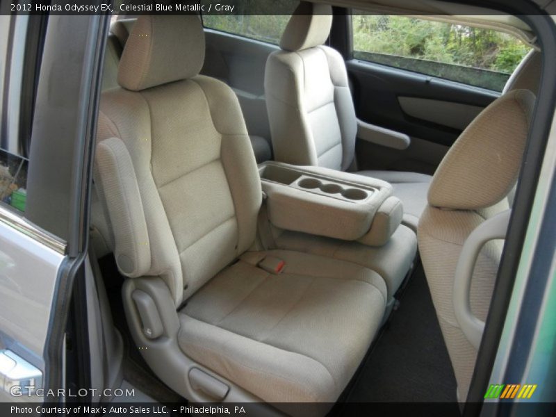 Celestial Blue Metallic / Gray 2012 Honda Odyssey EX