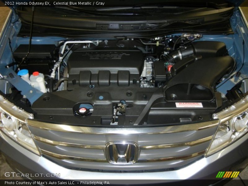 Celestial Blue Metallic / Gray 2012 Honda Odyssey EX