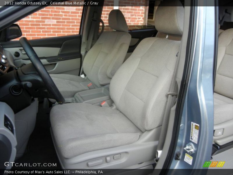 Celestial Blue Metallic / Gray 2012 Honda Odyssey EX