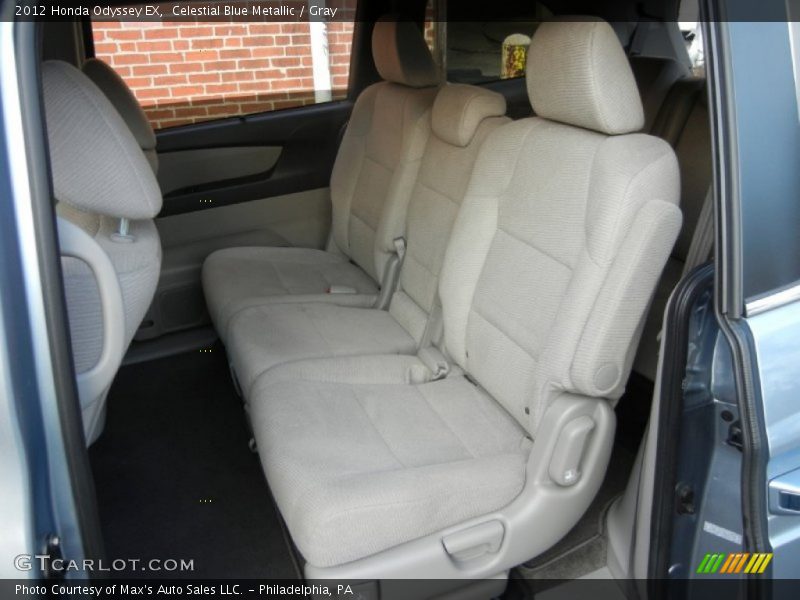 Celestial Blue Metallic / Gray 2012 Honda Odyssey EX