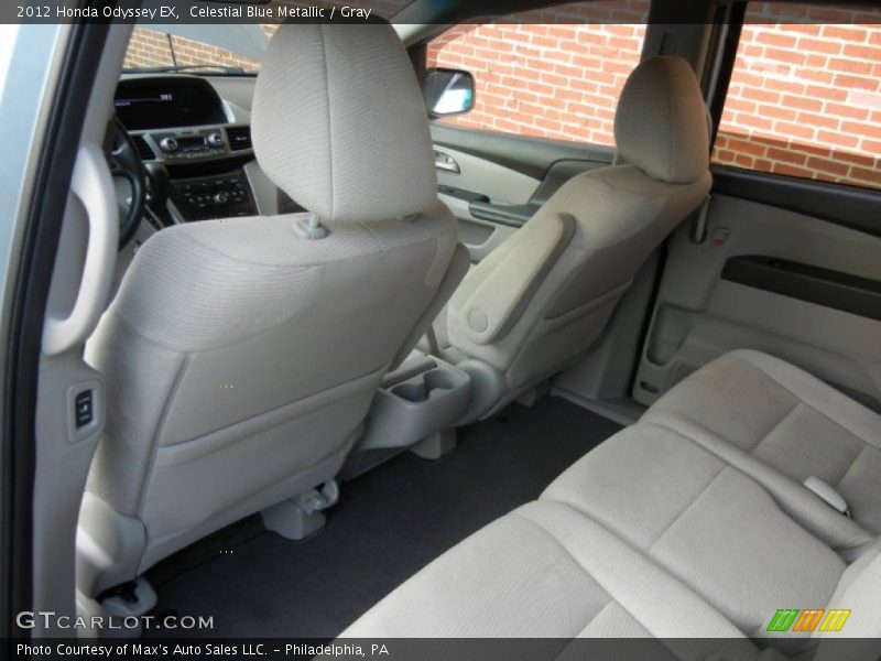 Celestial Blue Metallic / Gray 2012 Honda Odyssey EX