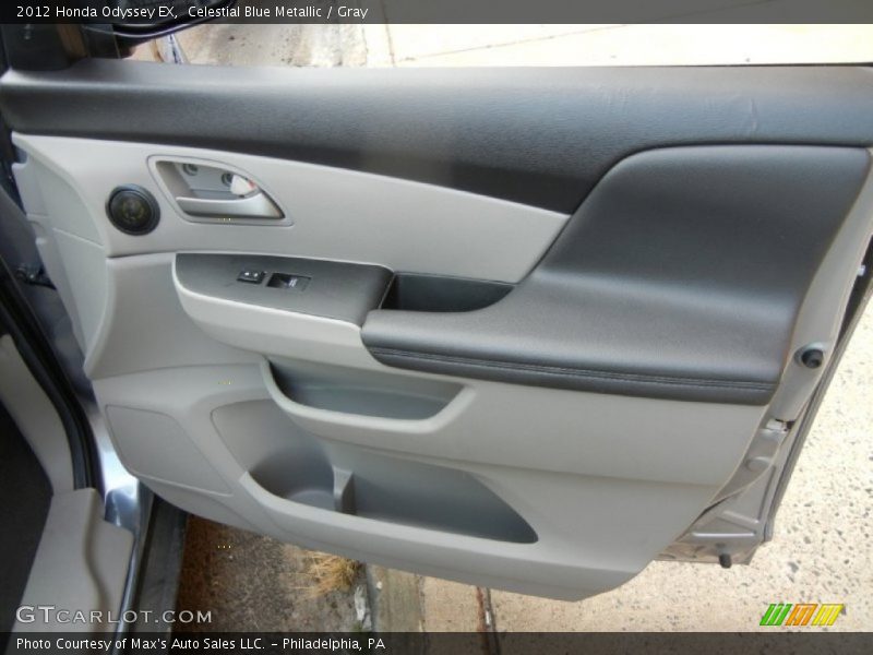 Celestial Blue Metallic / Gray 2012 Honda Odyssey EX