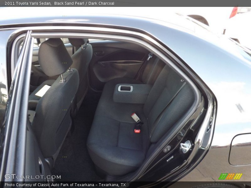 Black Sand Pearl / Dark Charcoal 2011 Toyota Yaris Sedan