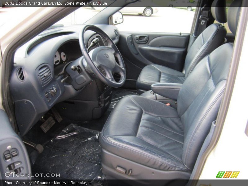 Front Seat of 2002 Grand Caravan ES