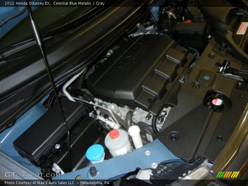 Celestial Blue Metallic / Gray 2012 Honda Odyssey EX