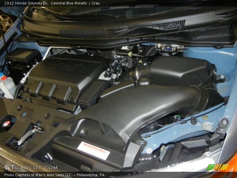 Celestial Blue Metallic / Gray 2012 Honda Odyssey EX