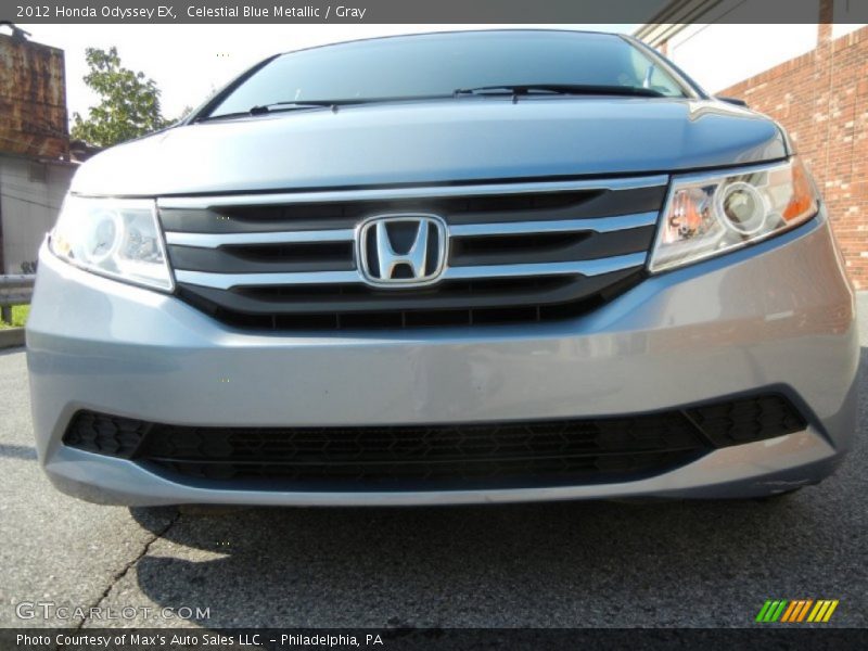 Celestial Blue Metallic / Gray 2012 Honda Odyssey EX