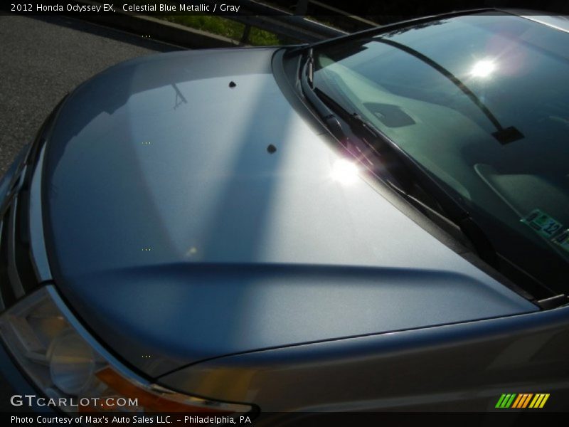 Celestial Blue Metallic / Gray 2012 Honda Odyssey EX