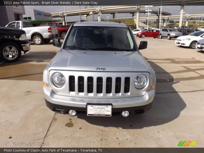 Bright Silver Metallic / Dark Slate Gray 2013 Jeep Patriot Sport