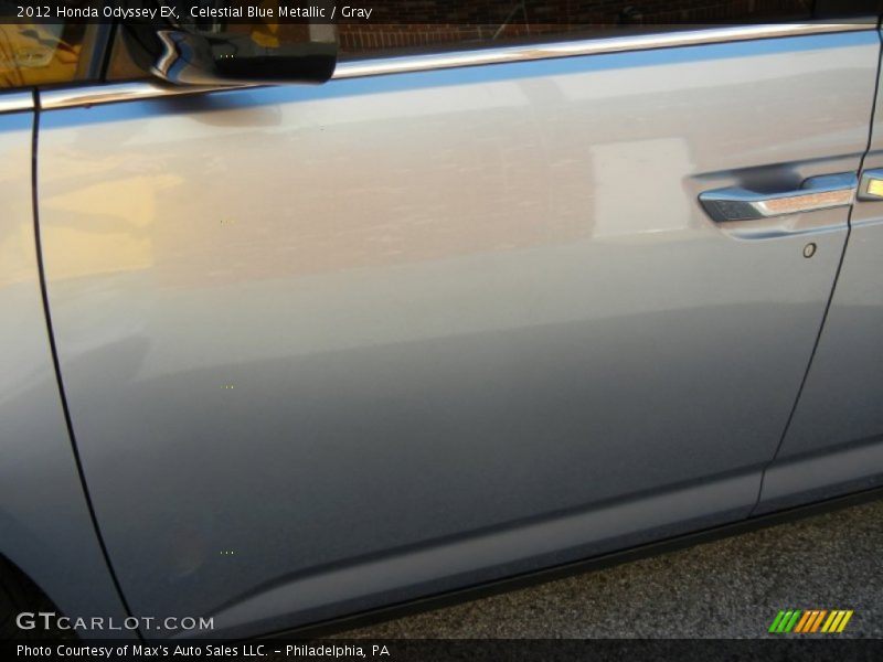 Celestial Blue Metallic / Gray 2012 Honda Odyssey EX