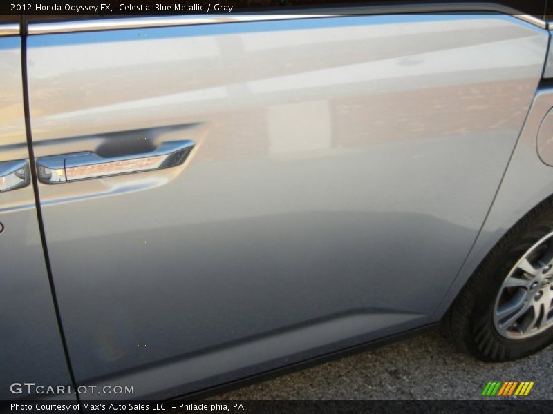 Celestial Blue Metallic / Gray 2012 Honda Odyssey EX