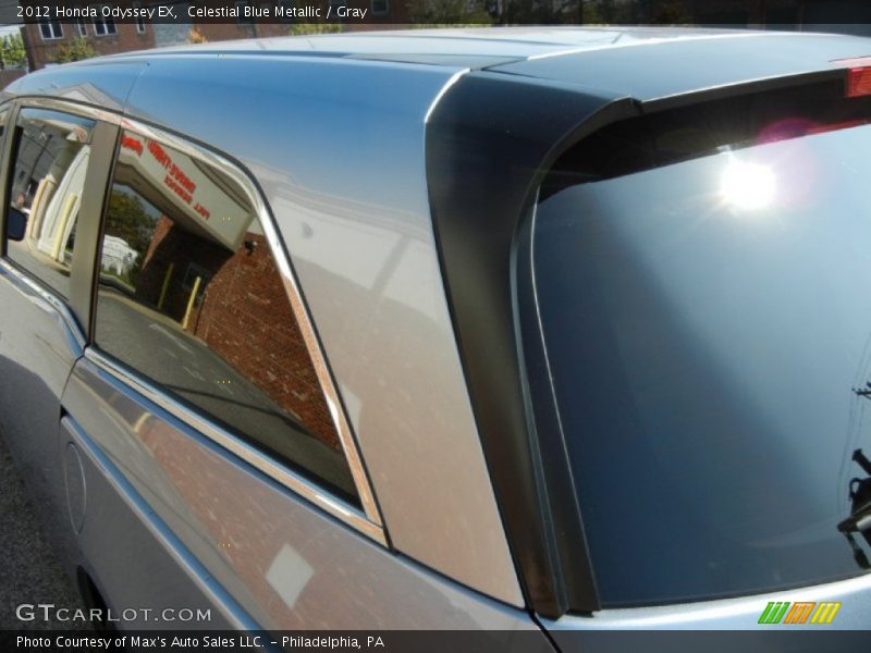 Celestial Blue Metallic / Gray 2012 Honda Odyssey EX