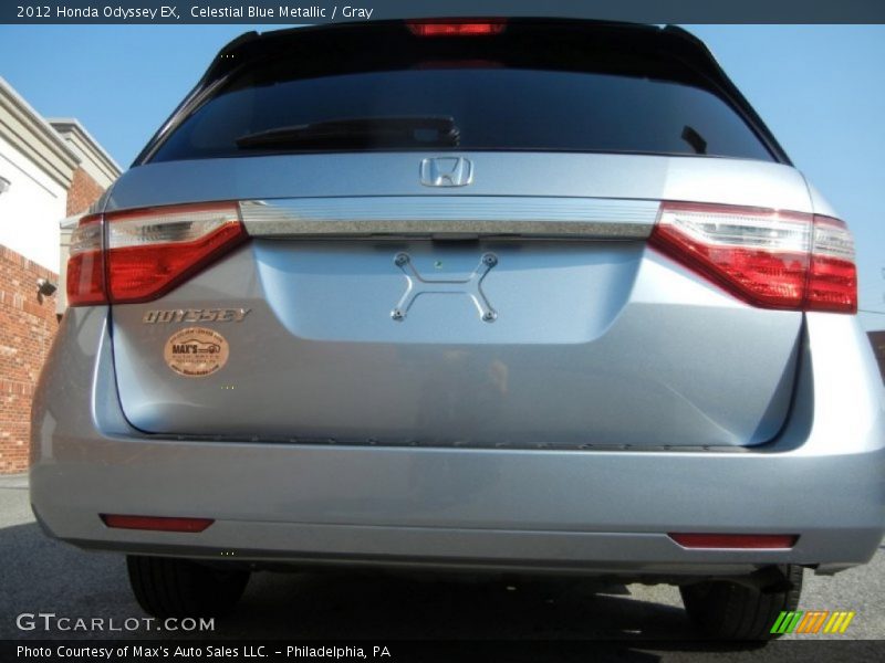 Celestial Blue Metallic / Gray 2012 Honda Odyssey EX