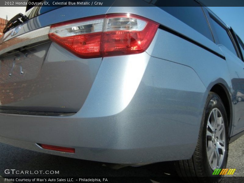 Celestial Blue Metallic / Gray 2012 Honda Odyssey EX