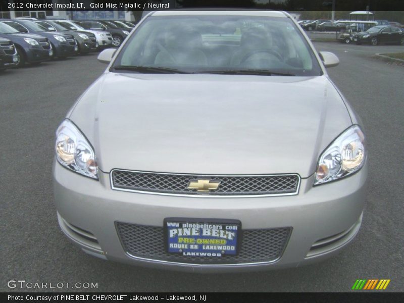 Gold Mist Metallic / Neutral 2012 Chevrolet Impala LT