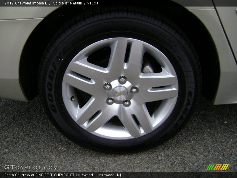 Gold Mist Metallic / Neutral 2012 Chevrolet Impala LT