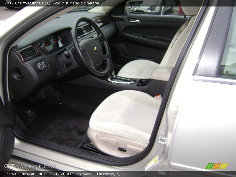 Gold Mist Metallic / Neutral 2012 Chevrolet Impala LT