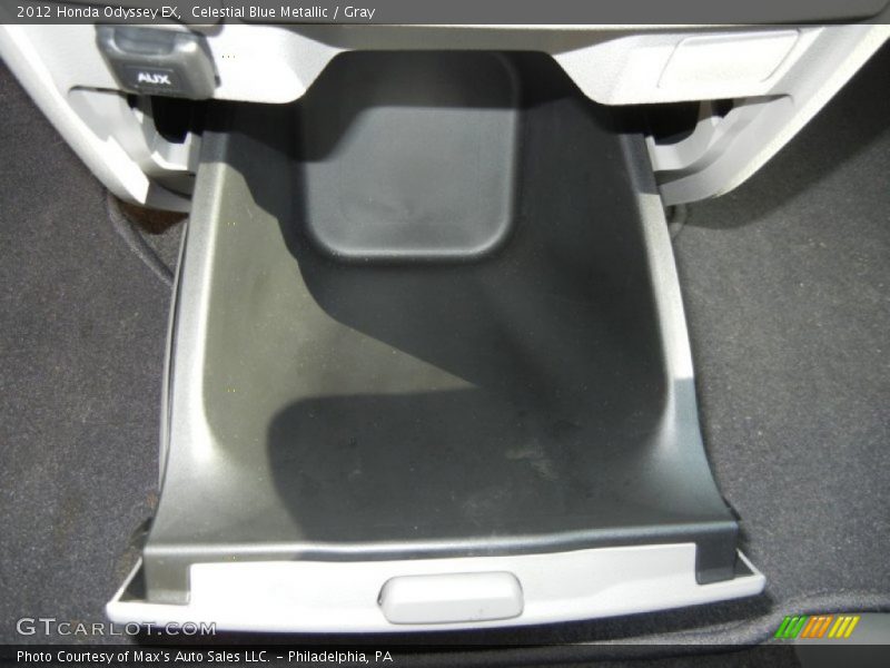 Celestial Blue Metallic / Gray 2012 Honda Odyssey EX