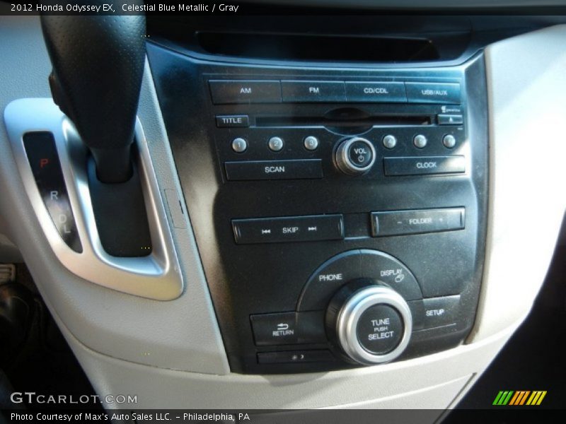 Celestial Blue Metallic / Gray 2012 Honda Odyssey EX