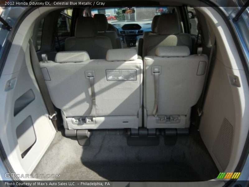 Celestial Blue Metallic / Gray 2012 Honda Odyssey EX