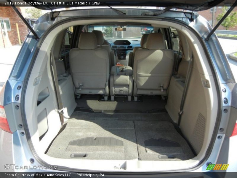 Celestial Blue Metallic / Gray 2012 Honda Odyssey EX