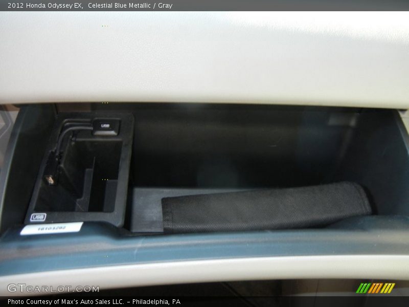 Celestial Blue Metallic / Gray 2012 Honda Odyssey EX