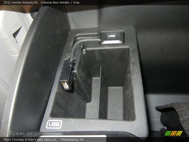 Celestial Blue Metallic / Gray 2012 Honda Odyssey EX
