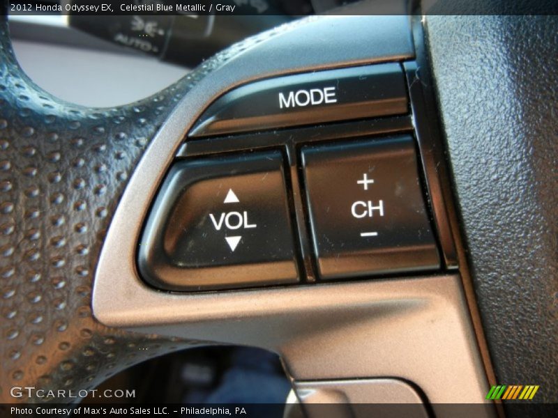 Celestial Blue Metallic / Gray 2012 Honda Odyssey EX