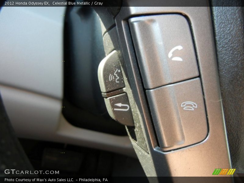 Celestial Blue Metallic / Gray 2012 Honda Odyssey EX
