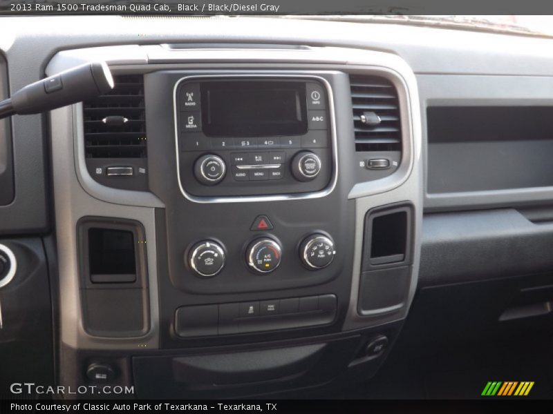Black / Black/Diesel Gray 2013 Ram 1500 Tradesman Quad Cab