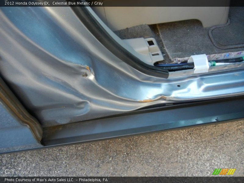 Celestial Blue Metallic / Gray 2012 Honda Odyssey EX