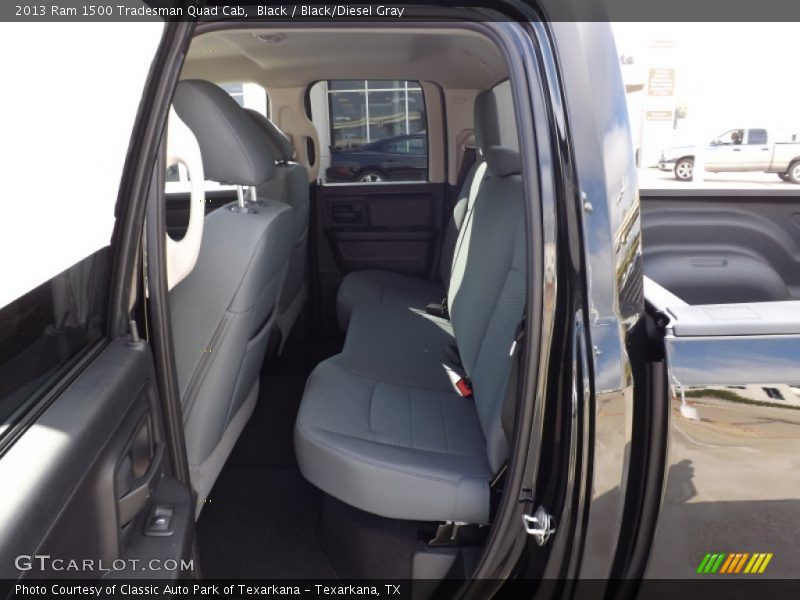 Black / Black/Diesel Gray 2013 Ram 1500 Tradesman Quad Cab