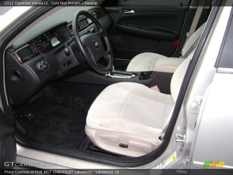 Gold Mist Metallic / Neutral 2012 Chevrolet Impala LS