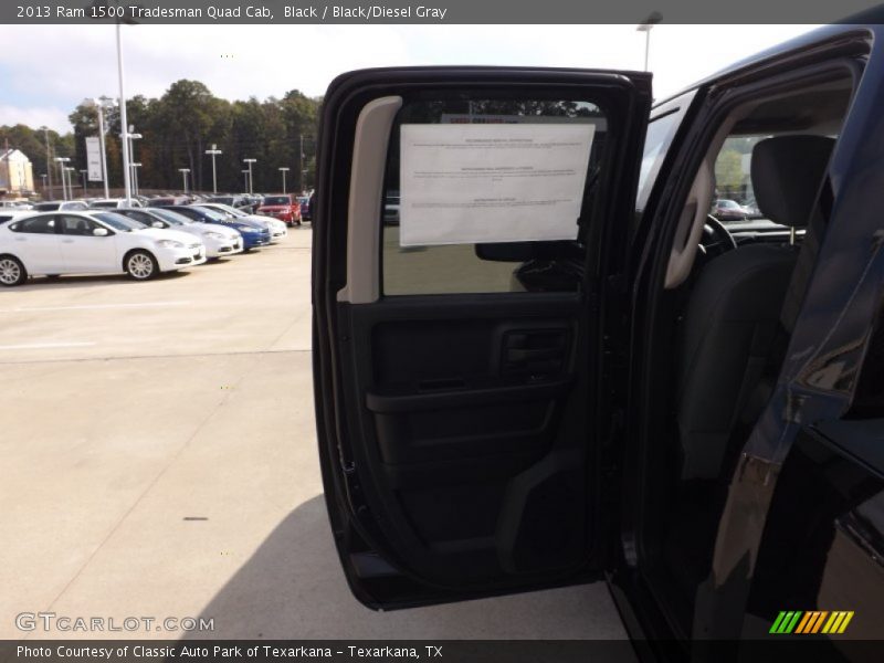 Black / Black/Diesel Gray 2013 Ram 1500 Tradesman Quad Cab