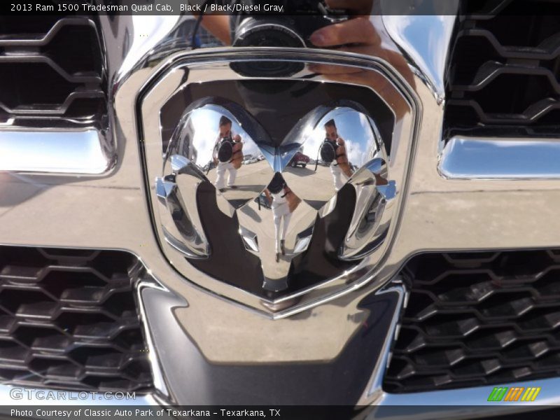 Black / Black/Diesel Gray 2013 Ram 1500 Tradesman Quad Cab