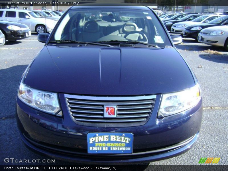 Deep Blue / Gray 2007 Saturn ION 2 Sedan
