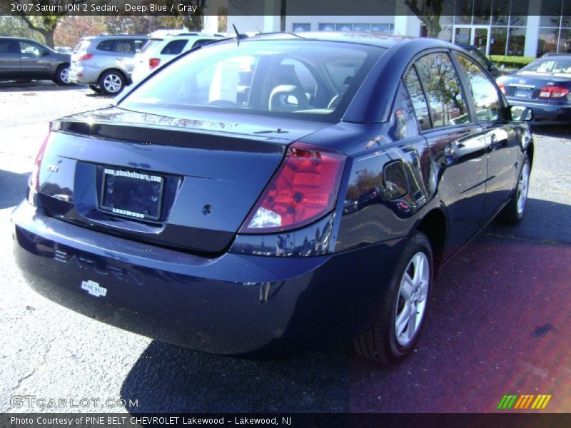 Deep Blue / Gray 2007 Saturn ION 2 Sedan
