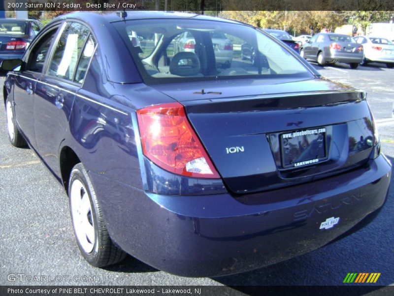 Deep Blue / Gray 2007 Saturn ION 2 Sedan
